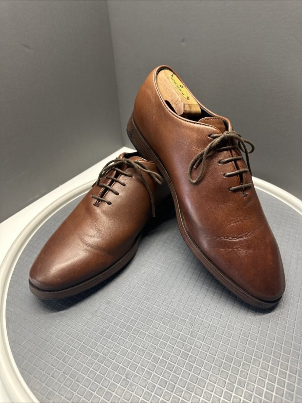 COLE HAAN Brown casual Lace-Up No print Dress Shoes Men's M10